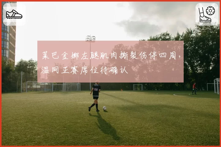 莱巴金娜左腿肌肉撕裂伤停四周，温网正赛席位待确认