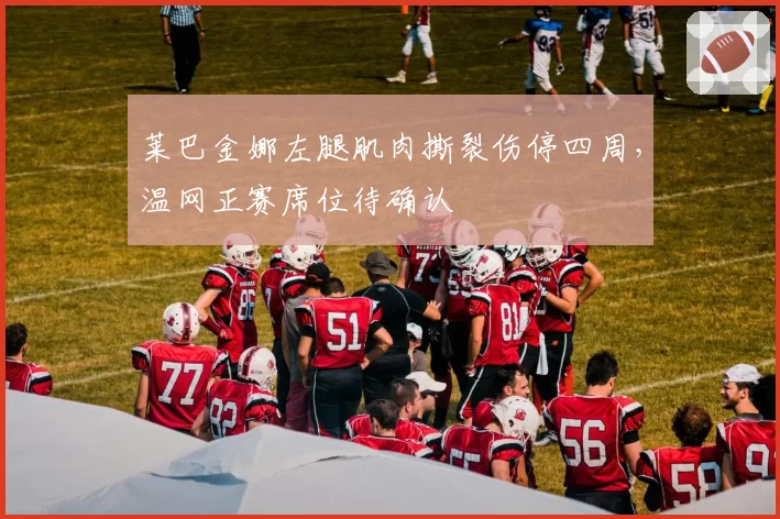 莱巴金娜左腿肌肉撕裂伤停四周，温网正赛席位待确认